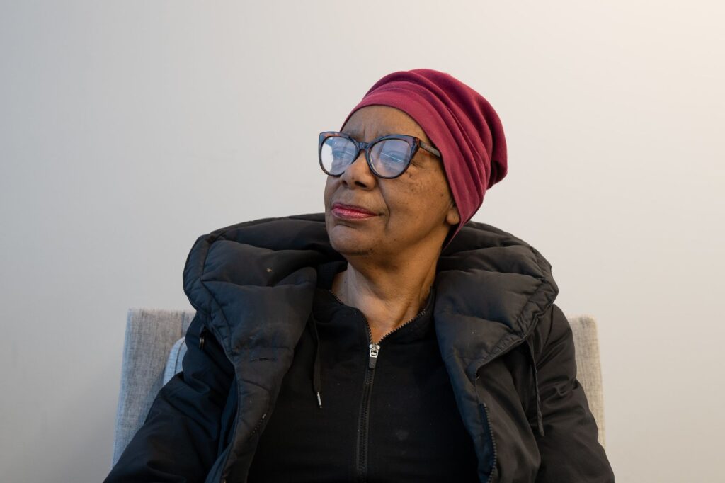 woman in glasses