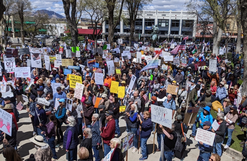 Hands Off rally Prescott, Arizona