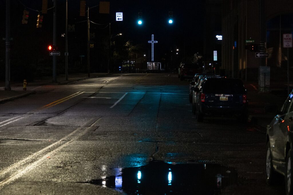 street in Flint, Michigan