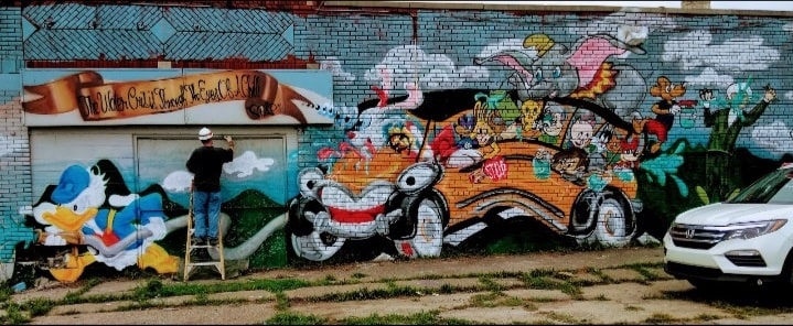 mural in Flint, Michigan