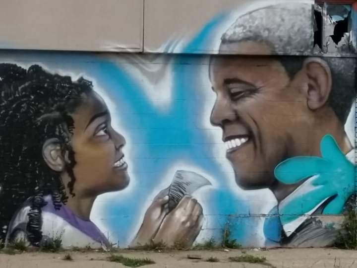 mural in Flint, Michigan