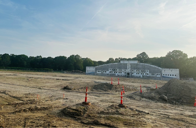 Construction site of former White Stadium