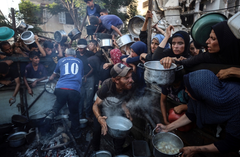 STARVING PEOPLE IN GAZA
