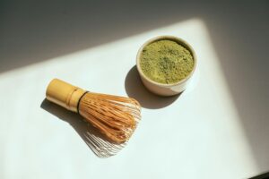 Matcha Powder in a Bowl