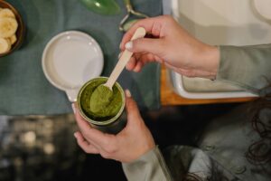 green powder