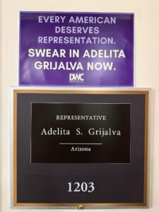 The Congressional office of Adelita Grijalva still awaits her.