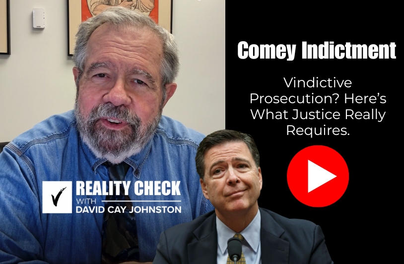 David Cay Johnston and James Comey