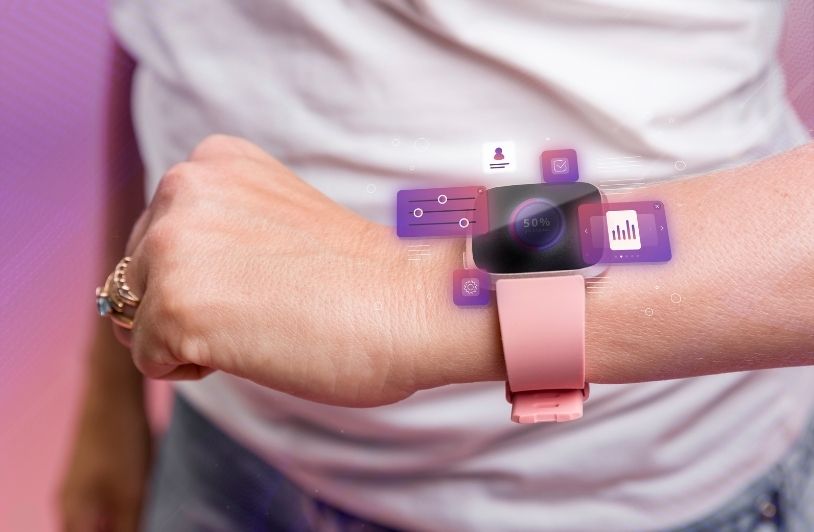 Ui and ux representations with smart watch