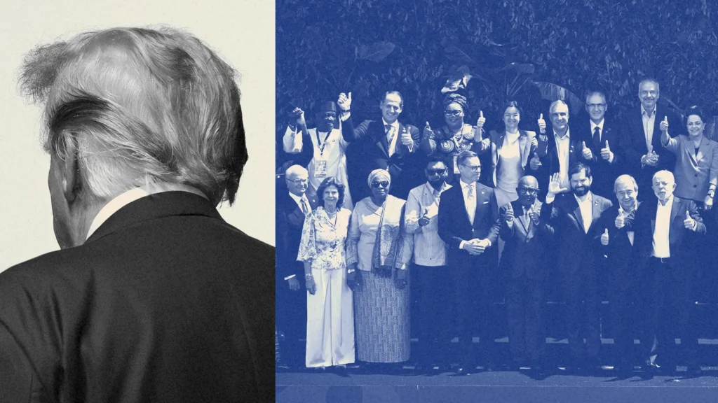 back of Trump's head