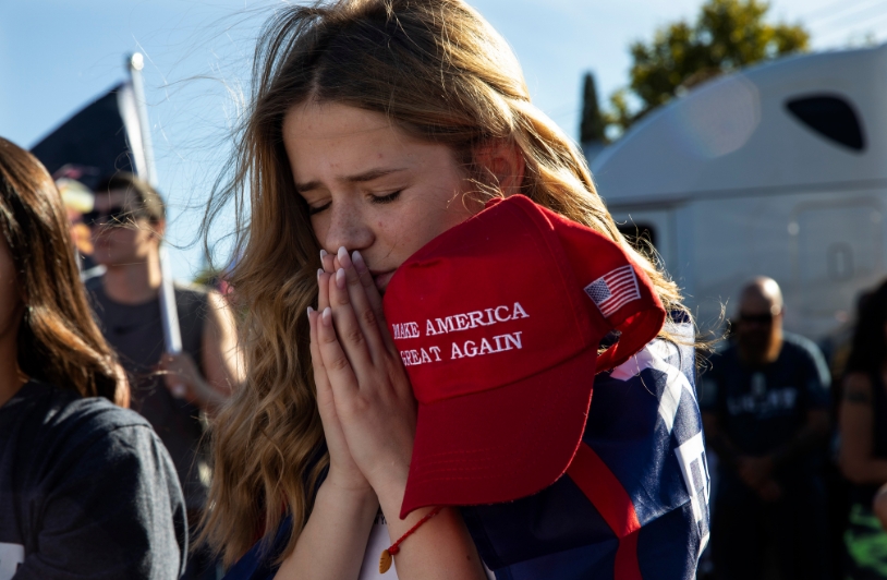 Young MAGA supporter