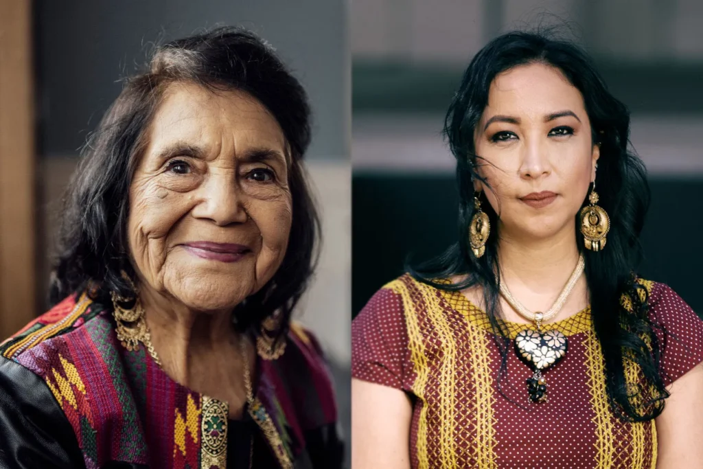 Dolores Huerta and Magaly Licolli