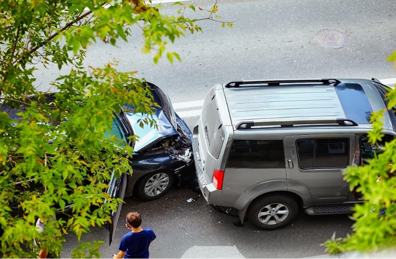 Car accident.