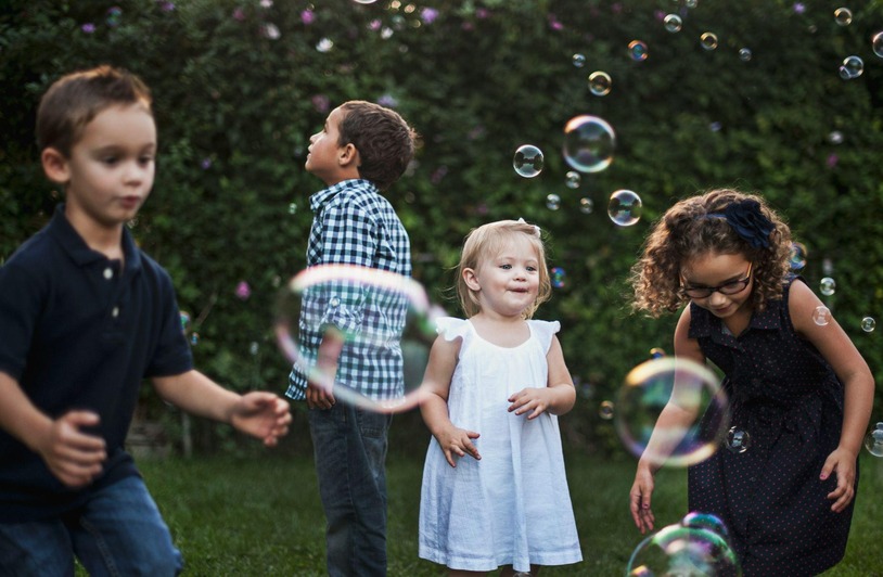Sponsored article banner image for backyard play kids