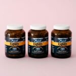 Bottles of supplements