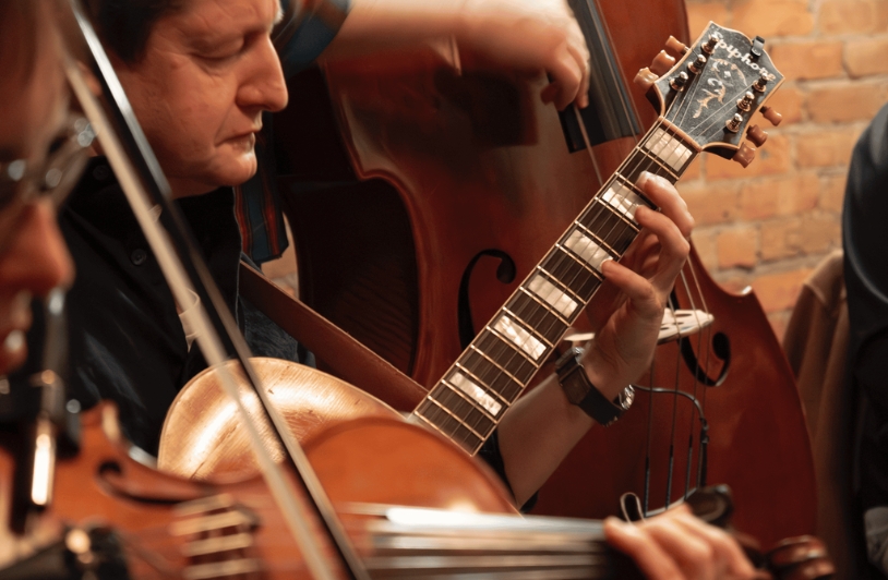 Musicians playing music