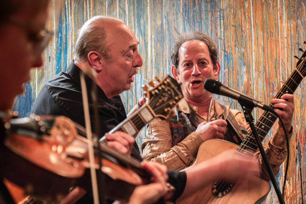 men playing music