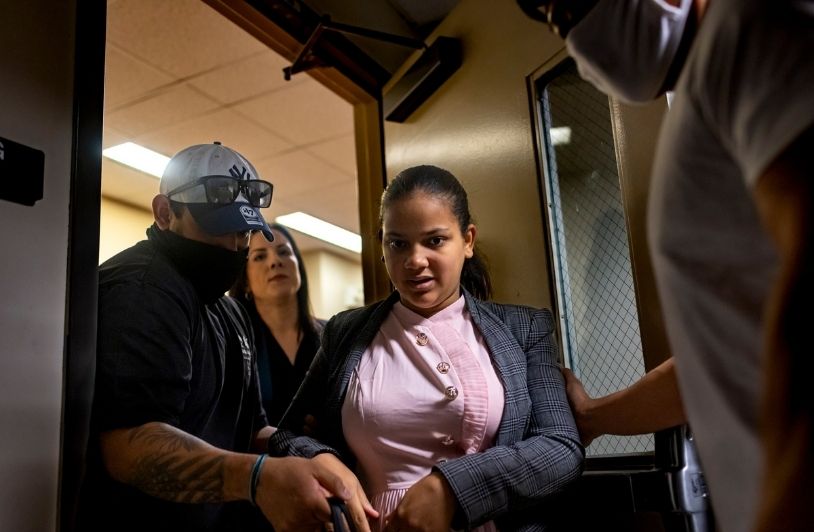 Pregnant woman arrested by ICE agents