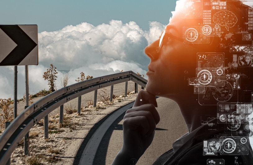AI woman and guardrails